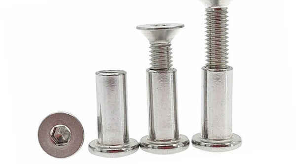 Customized mother rivet pair lock screw 304 countersunk head inner hexagon bolt splint fixed mother mother rivet 1/2-13