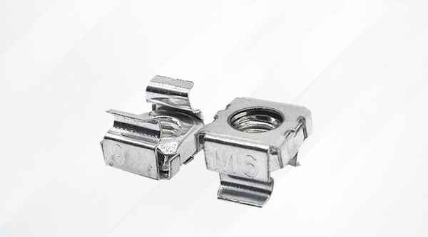 Machining galvanized cage nuts Square plug-in floating nuts Cage nuts Mechanical nuts Cabinet nuts