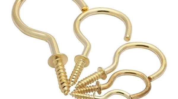 Wholesale 9 word hook cup hook self-tapping screw hook with hook screw sheep's eye self-tapping screw 1/2-13