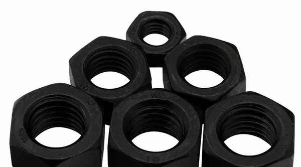 Customized high-strength blackened 10-grade fine-tooth hexagonal nut filament fine-button hexagonal nut 3/4