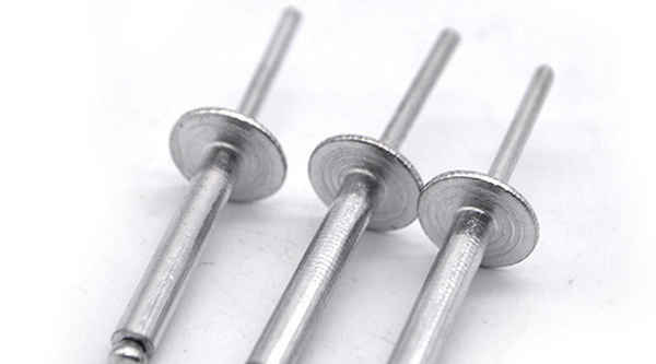 Machining aluminum opening type big cap core pulling rivet big head aluminum pull nail big flat head pull rivet decoration nail 1/2-13