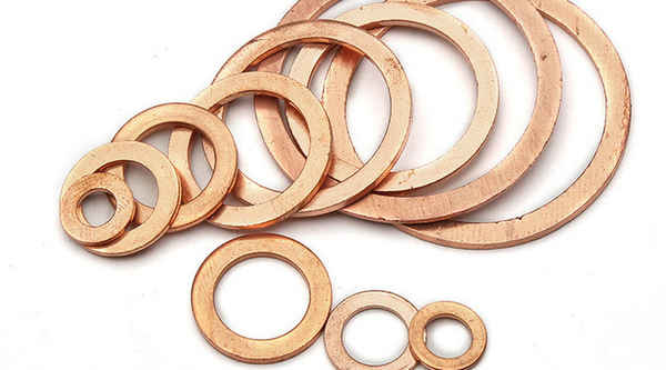 Supply copper pad copper gasket washer copper sealing ring 3/4 5/8