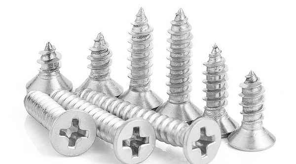 Processing carbon steel galvanized cross groove countersunk head self-tapping screw flat head small screw 1/2-13