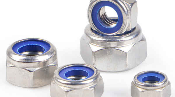 Wholesale 304 stainless steel anti-loosening nut 316 self-locking non-slip nut locking nut 5/8