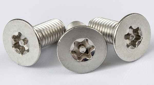 Processing stainless steel 304 countersunk head plum with column screw anti-theft nail flat head inner hexagon with needle bolt 1/2-13