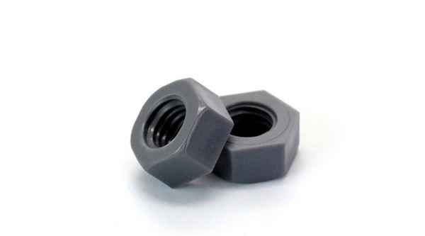 Customized Polypropylene PVC Rigid Polyvinyl Fluoride PC Polycarbonate PPS Polyphenylene Sulfide Hex Nut