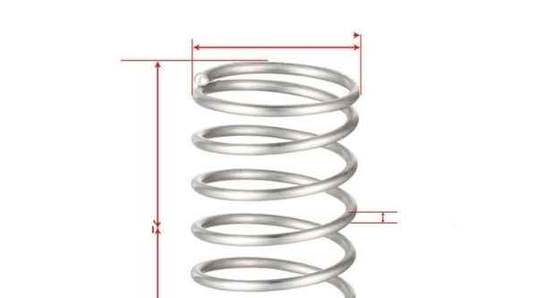 Customized 304 stainless steel compression spring small spring pressure return spring compression spring Y-shaped spring