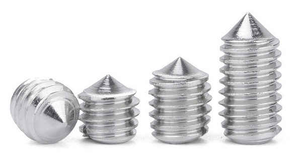 Processing 304 stainless steel one-word set screw GB71 top wire machine rice screw headless screw 5/8 1/2-13