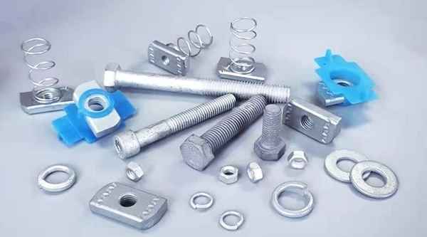 Production of solar photovoltaic bracket accessories Photovoltaic bracket bolts Hot dip galvanized Dacromet zinc bolts 3/4