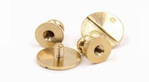 Child and mother screw pure copper rivet monk head flat head round head ledger nail to lock child mother screw