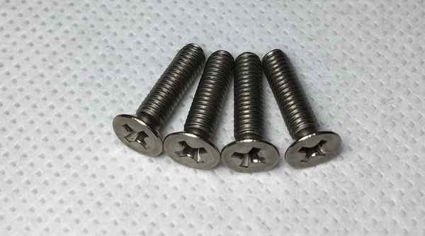 Supply titanium screw countersunk head cross DIN965 pure titanium flat head cross flat machine 3/4