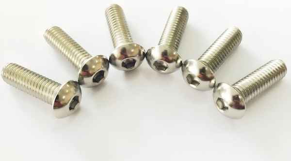 Customized 304 stainless steel cylindrical head inner hexagon non-prolapse screw 1/2-13 1/4-20