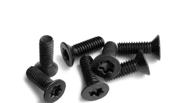 Wholesale black zinc plated 304 stainless steel countersunk head torx tamper screws black torx screws 3/4