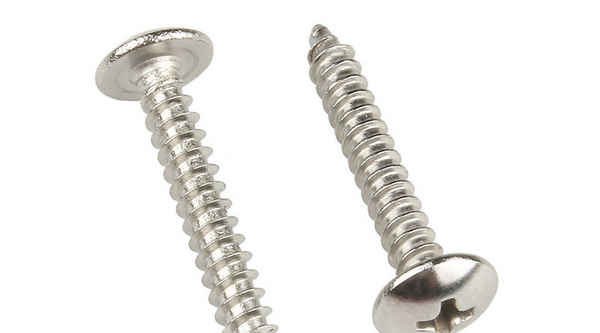 Supply nickel-plated cross large flat head self-tapping screw umbrella head mushroom pointed tail screw GB 3/4