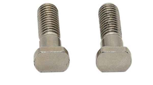 Steel T-shaped half-tooth bolts, flat-head T-screw fixing fasteners, T-shaped forging non-standard screws