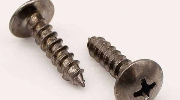 Customized black nickel-colored large flat head large round head self-tapping screw mushroom head self-tapping screw