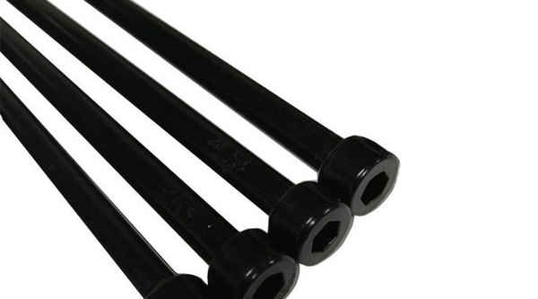 Custom-made outer hexagonal long screw carbon steel 8.8 super long bolt black outer hexagonal long screw 3/8