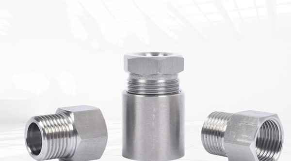 Stainless steel pipe joint CNC lathe non-standard turning parts stainless steel pipe joint