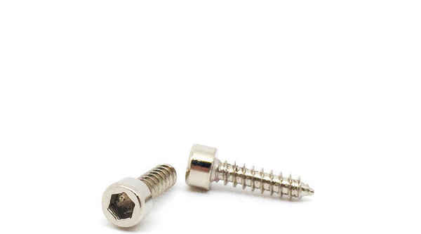 Processing cup head hexagon socket self-tapping screw nickel-plated cylindrical head socket hexagon pointed tail self-tapping 1/2-13 1/4-20 3/4