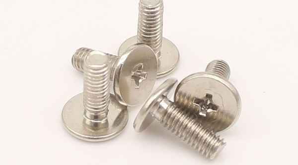 Customized big teeth stay big flat head screw flat head countersunk head machine wire sinking machine nickel color