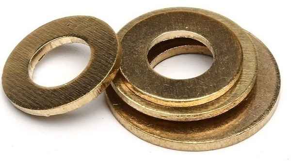 Supply copper washer brass flat washer flat washer pure brass washer meson metal flat washer GB97