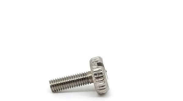 Customized stainless steel 304 knurled cylindrical head one-word hand screw 1/2-13 1/4-20