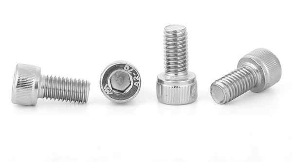 Customized 304 stainless steel inner hexagon screw cylinder head screw flat cup knurled cup head Din912