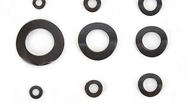 Processing 304 stainless steel elastic washer saddle washer locking gasket non-slip black saddle gasket