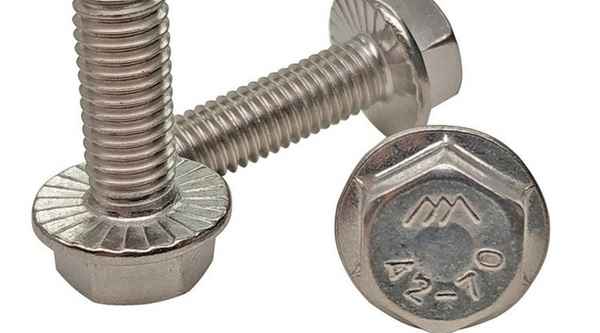 Customized flange screw outer hexagonal flange surface bolt with pad anti-slip screw with tooth nail 1/2-13