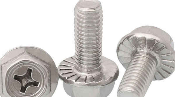 Supply cross flange bolt outer hexagonal anti-slip screw flange surface with pad screw flange bolt 3/4