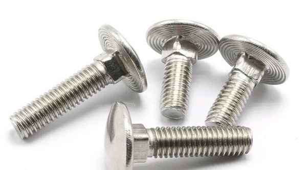 Supply 304 stainless steel DIN603 bridge screw big half round head square neck carriage bolt 1/2-13