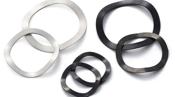 Customized manganese steel wave washer gasket spring gasket wave three wave peak washer bearing gasket