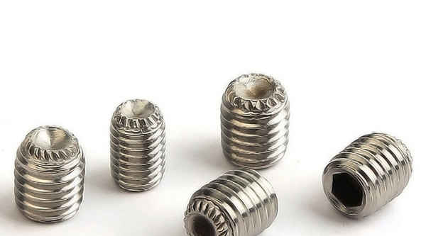 Machining 304 Stainless Steel DIN916K Hexagon Socket Knurled Set Screws 5/8