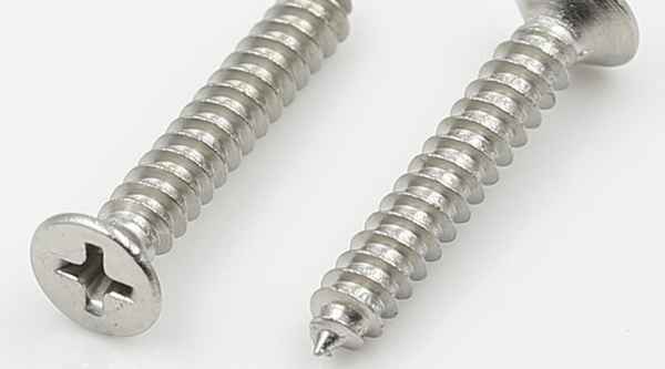 Processing 304 stainless steel cross recessed countersunk head self-tapping screws countersunk tapping wood screws 3/4