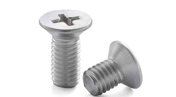 Production of 316 stainless steel countersunk head screws flat head Phillips screws flat machine screws 3/4