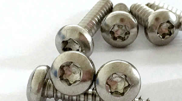 Processing 304 pan head round head plum blossom self-tapping screw anti-demolition star plum blossom screw 3/4