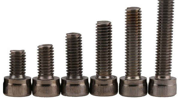 Customized high-strength black nickel-plated cylindrical head hexagon screw hexagon bolt hexagon screw 3/4