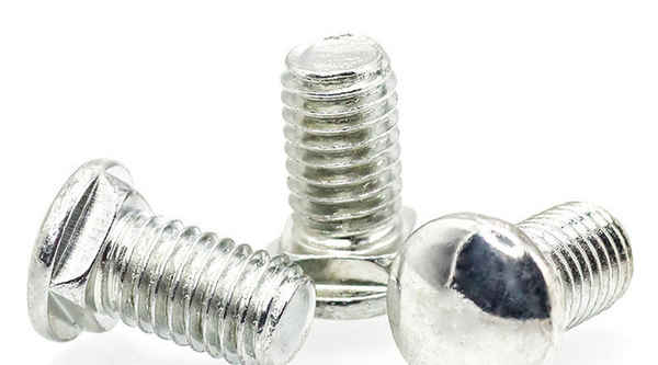 Customized square neck carriage bolts non-standard parts carriage machine tooth screws galvanized 3/8