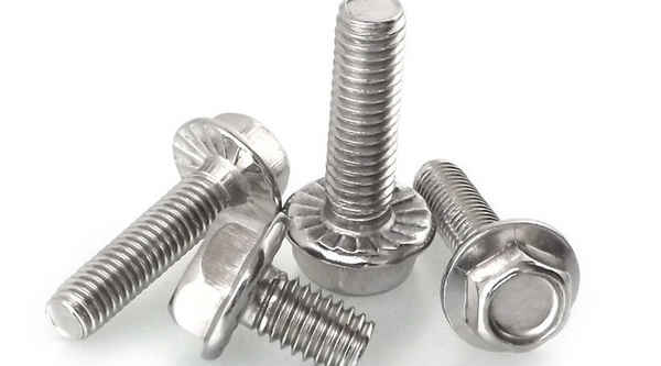 Production of stainless steel 304 hex flange bolts and screws 3/8 5/8