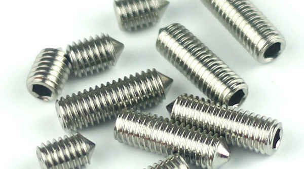 Processing 304 stainless steel inner hexagonal set screw anti-negative screw DIN914 machine rice 3/8