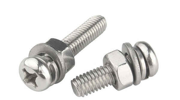 Cross head screw nut set Daquan pan head combination bolt screw