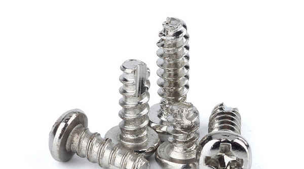 Customized nickel-plated cross round head cutting tail self-tapping screw pan head slotted screw toy screw 1/2-13 1/4-20