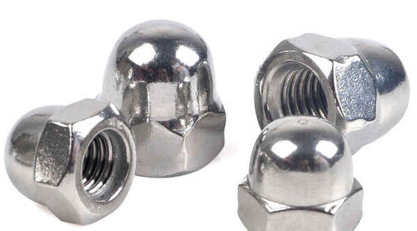 Customized 304 stainless steel cover nut cover-shaped decorative cap ball head cap screw 3/4