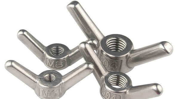 Processing butterfly nut 304 stainless steel butterfly nut ingot claw hand screw 5/8