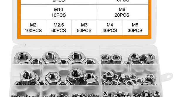 Wholesale Hex Nut Boxed Screw Nut Hexagon Nut Nut Set Nut