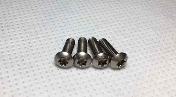 Production of titanium screws flat round head inner plum pure titanium bolts 5/8 1/2-13