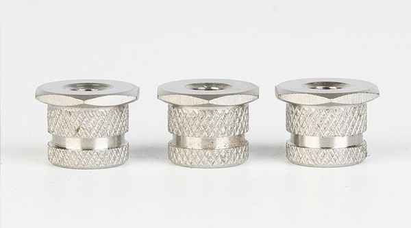 Non-standard knurled insert series Stainless steel insert nuts are complete