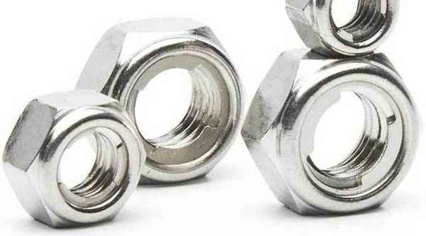 Customized metal lock nut hexagonal metal self-locking nut metal anti-loosening nut GB6184 3/8