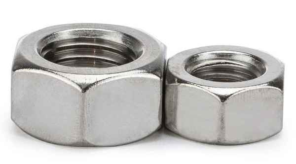 Supply American hex nut, British hex screw, nut, stainless steel, British and American fine thread nut