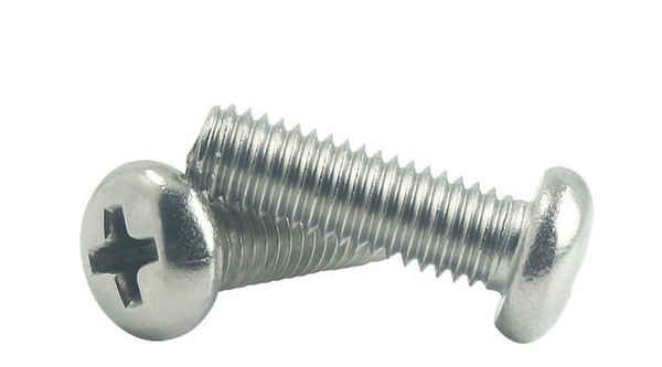 Wholesale 304 Stainless Steel Round Head Screws Pan Head Screws Cross Machine Screws 1/2-13